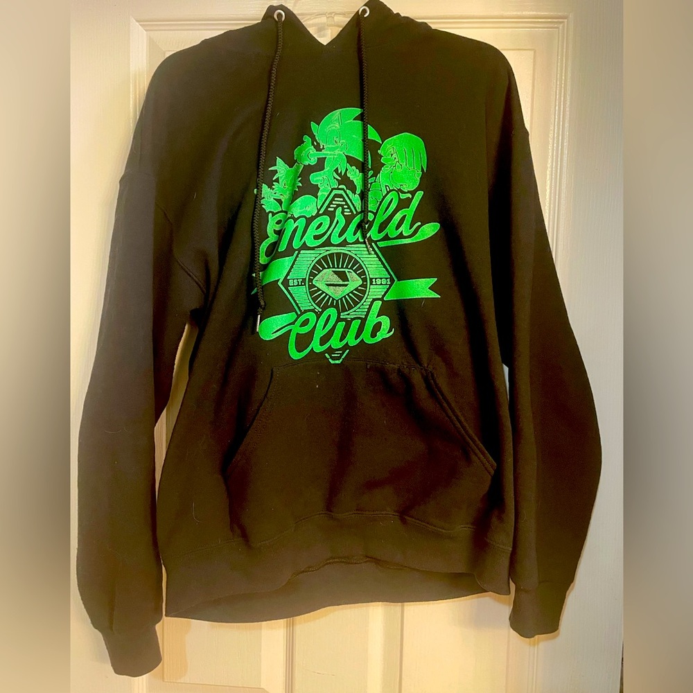 Jerzees Sonic Emerald hoodie Large